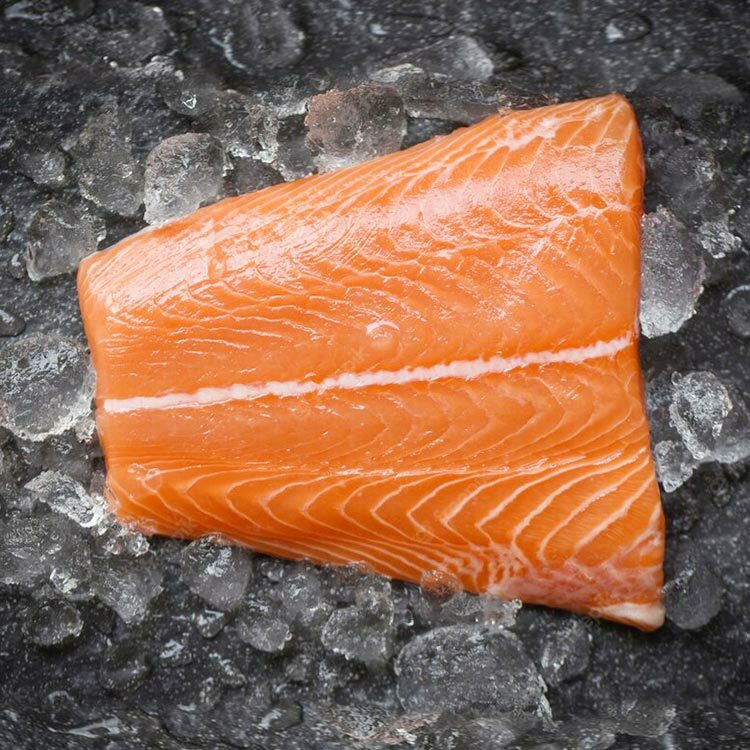 不老鮭魚-無骨鮭魚塊150g