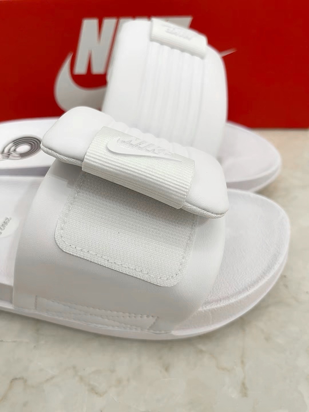 Nike Offcourt Adjust Slide 魔鬼氈 海綿拖鞋 純白 DV1033-101