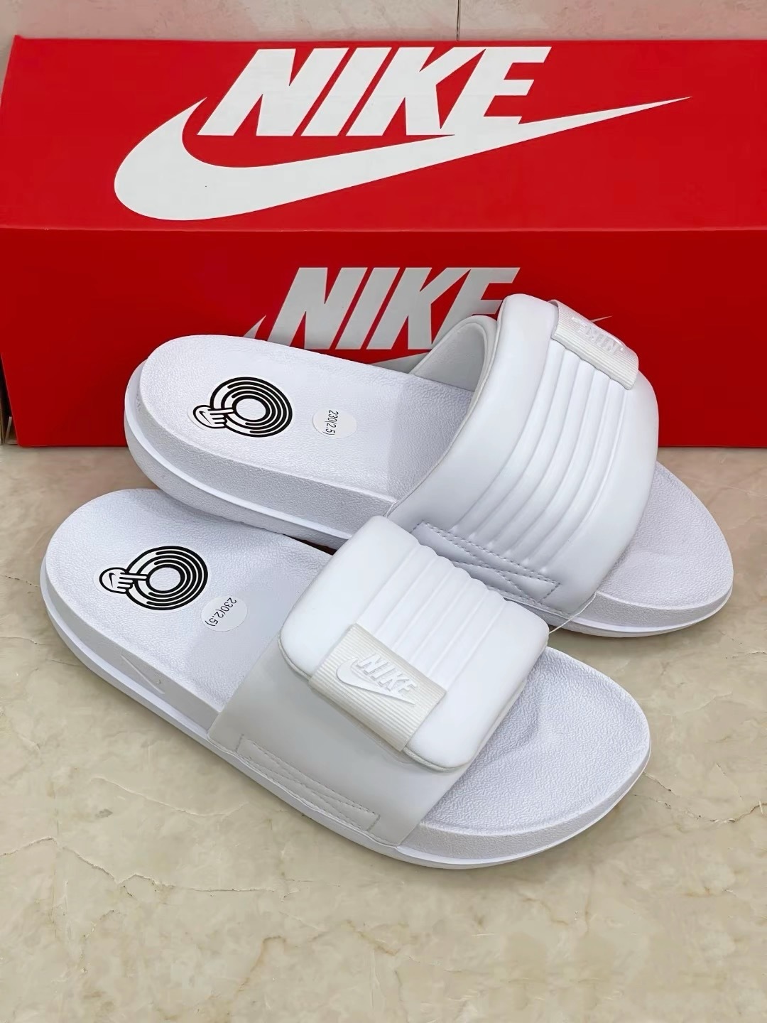 Nike Offcourt Adjust Slide 魔鬼氈 海綿拖鞋 純白 DV1033-101