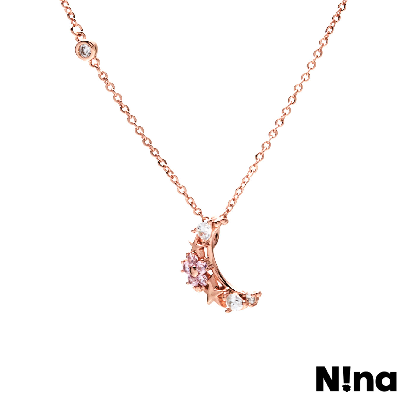 平價飾品,Nina聯名款,月亮,星星,項鍊