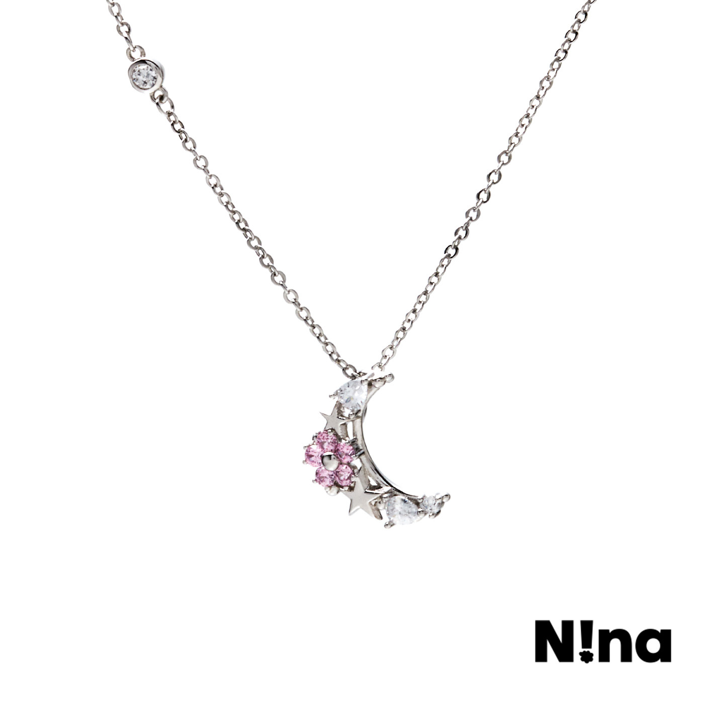 平價飾品,Nina聯名款,月亮,星星,項鍊