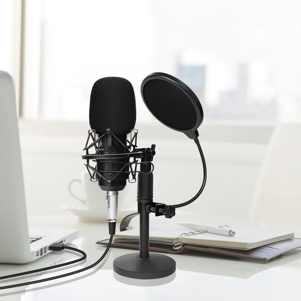 公司貨 Maono AU-A03T 桌上型3.5mm麥克風 麥克風支架 防震架 防噴網 直播 錄音