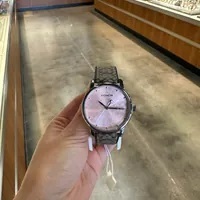 [S] LUXURY WATCH COACH 14503873 GRAND,PINK/BROWN, 885997432306 (SZZ461)