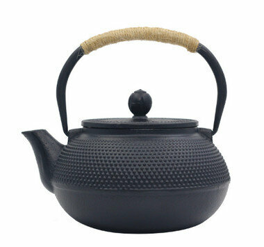 Hot recommendation teapot cast iron kettle uncoated tea set (specification: 0.8 small particles)