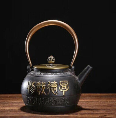 Hot-recommended old iron teapot and kettle without coating (Specification: Yuanhoude loading (1.4L))