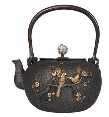 Hot push iron teapot (Specification: Magpie Dengzhi cast iron teapot)