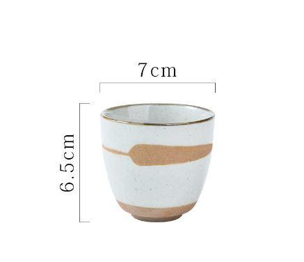 熱推湯吞杯茶杯陶瓷水杯（粗陶2.75湯吞杯100ml）