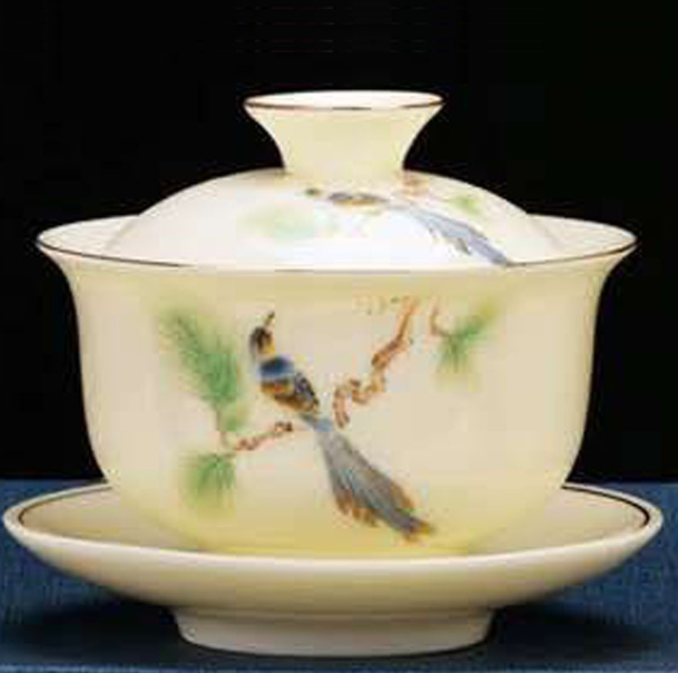 Hot push teapot (jewel yellow pine tureen [length 9.7cm*height 9.5cm, capacity 135ml])