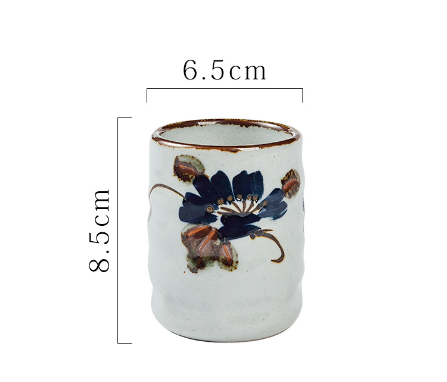 熱推湯吞杯茶杯陶瓷水杯（石頭花3.5湯吞杯200ml）