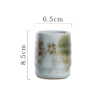 熱推湯吞杯茶杯陶瓷水杯（櫻花綠湯吞杯200ml）