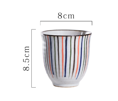 熱推湯吞杯茶杯陶瓷水杯（四色茶杯200ml）