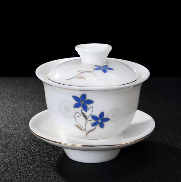 熱推茶壺(藍色之戀蓋碗【長9.7cm*高9.5cm 容量135ml】)