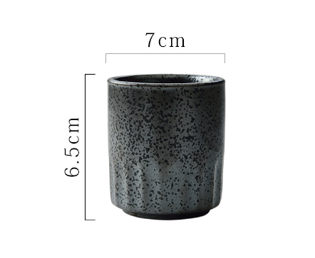 Hot push soup cup teacup ceramic water cup (matte straight cup 150ml)