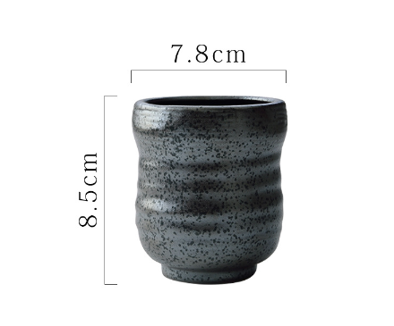熱推湯吞杯茶杯陶瓷水杯（亞光復古杯250ml）