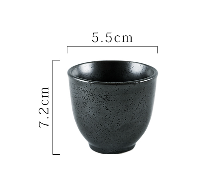 Hot push soup cup tea cup ceramic water cup (matte tea cup 200ml)