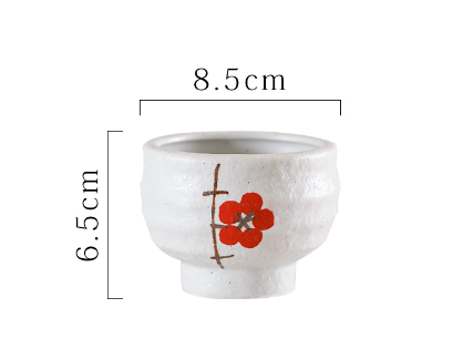Popular Tangton Cup Ceramic Water Cup (Snow Sakura Japanese Cup)