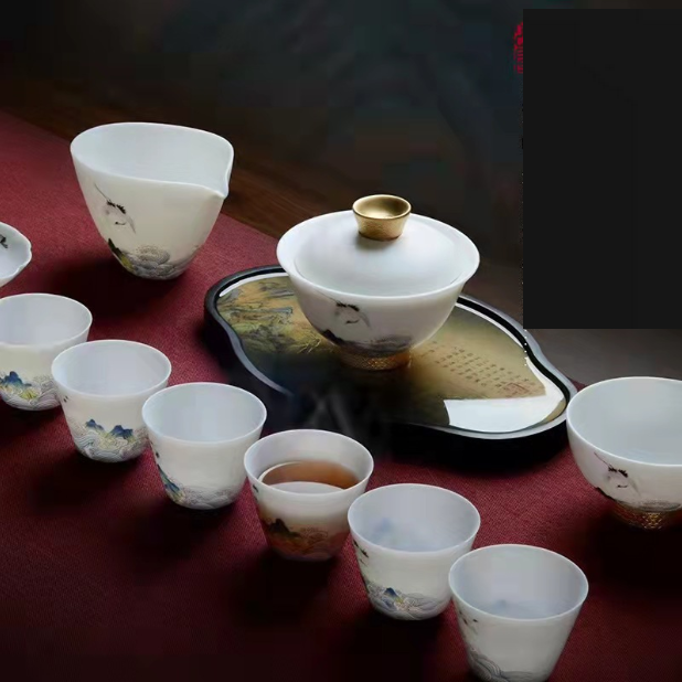 爆款功夫茶具套裝(心悅江山)