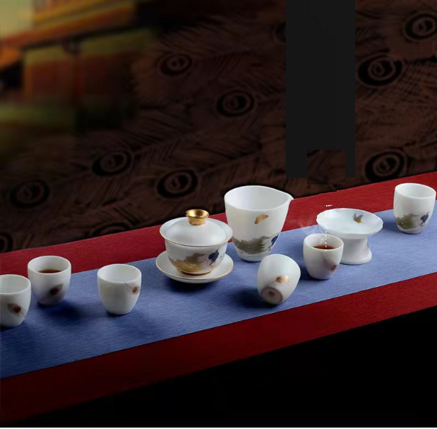 爆款功夫茶具套裝(富貴長春)