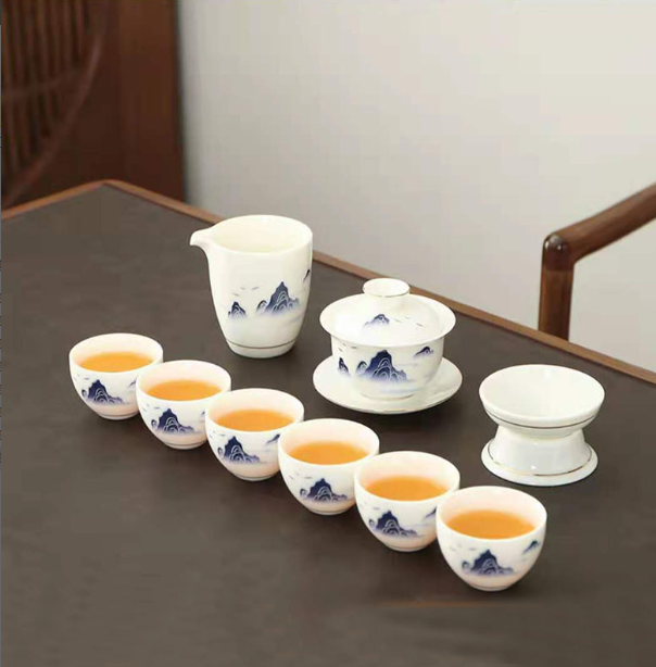 爆款功夫茶具(山水圓杯蓋碗2)