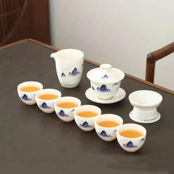 爆款功夫茶具(山水圓杯蓋碗1)