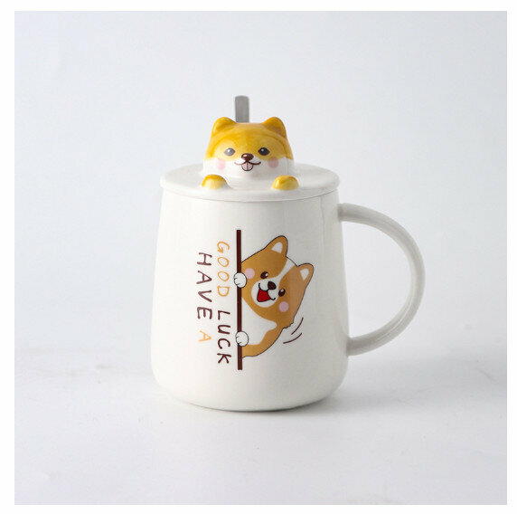 新款陶瓷水杯【301-400ml】【B款】 