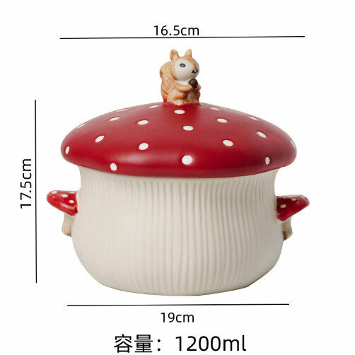 New ceramic mug water cup (TZ-306 mushroom-instant noodle bowl)