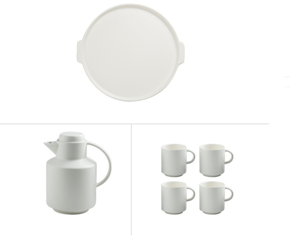 熱賣陶瓷茶具禮品套裝（象牙白禮盒-6件套）