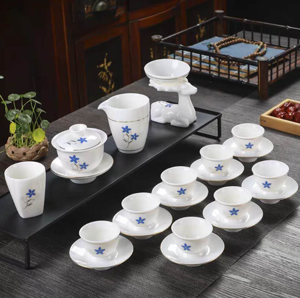熱賣功夫茶具(藍色之戀21頭禮盒)
