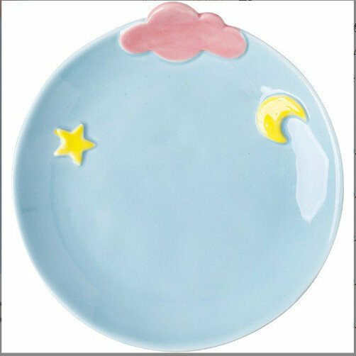 Hot selling ceramic mug tableware (TZ310 Xingyue Fairy Tale Mug-Shallow Plate-Blue)