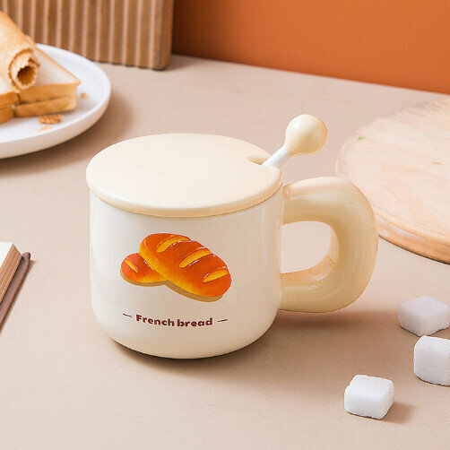 Hot Selling Ceramic Mug Water Cup (3378 French Bread 380ml)