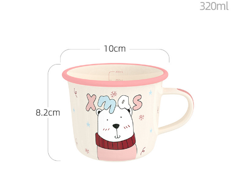 Hot Selling Ceramic Mug (Specification: Christmas White Bear (New Product) [320ml] )