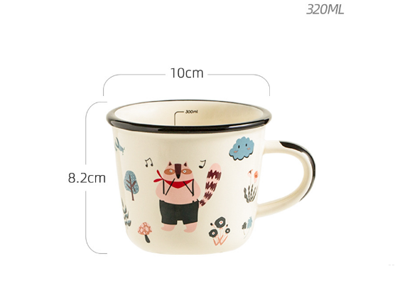 Hot Selling Ceramic Mug (Specification: Raccoon [320ml])