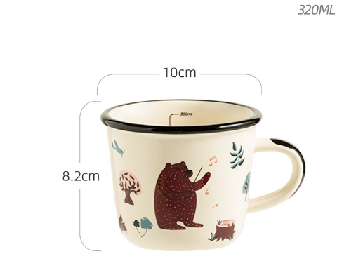 Hot Selling Ceramic Mug (Specification: Grizzly Bear [320ml])