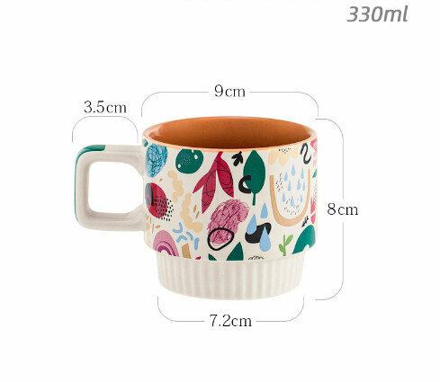 Hot Selling Ceramic Mug (Specification: Huatian B [330ml])