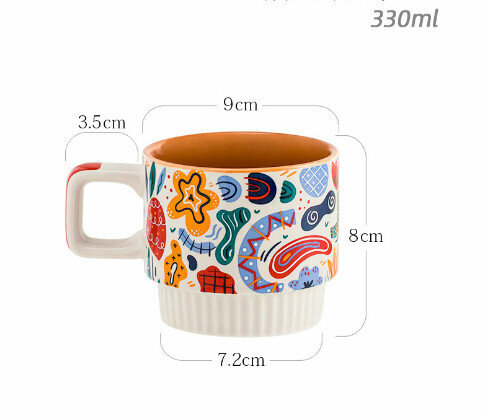 Hot Selling Ceramic Mug (Specification: Huatian A [330ml])