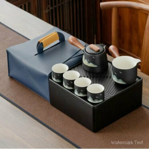 熱賣功夫茶具套裝（遠山側把壺+公道杯套組）