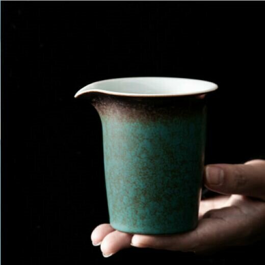 Hot Selling Sancai Gaiwan Kung Fu Tea Set (Gongdao Cup - Malachite Green)