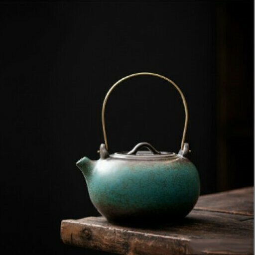 Hot Selling Sancai Gaiwan Kung Fu Tea Set (Liang Liang Kettle - Malachite Green)