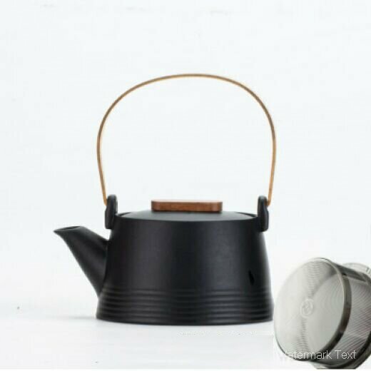 Hot Selling Sancai Gaiwan Kungfu Tea Set (Black Pottery Teapot with Liang Liang)
