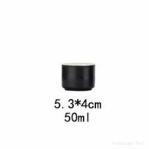 Hot Selling Sancai Gaiwan Kungfu Tea Set (Black Pottery Tea Cup)