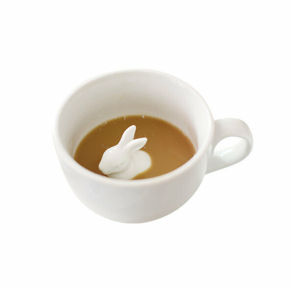 Popular 3D animal relief mug (rabbit)