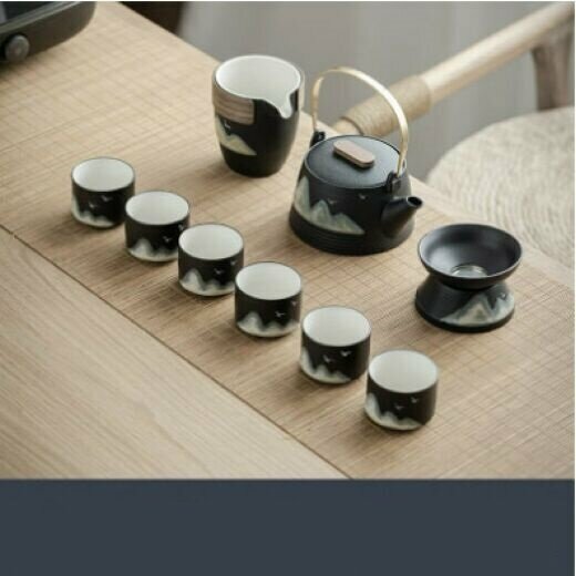 爆款功夫茶具套裝（遠山10頭提梁壺套裝）