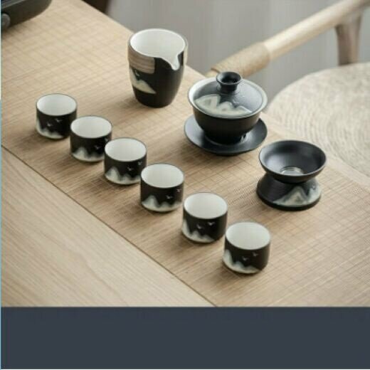 爆款功夫茶具套裝（遠山10頭蓋碗套裝）