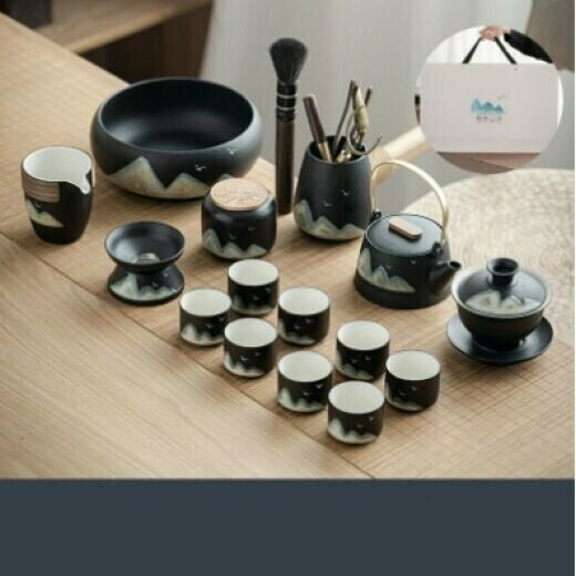 爆款功夫茶具套裝（遠山16頭提梁壺套裝）