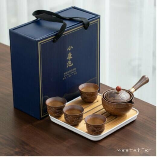 爆款陶瓷功夫茶具（小康泡-柴燒款禮盒）