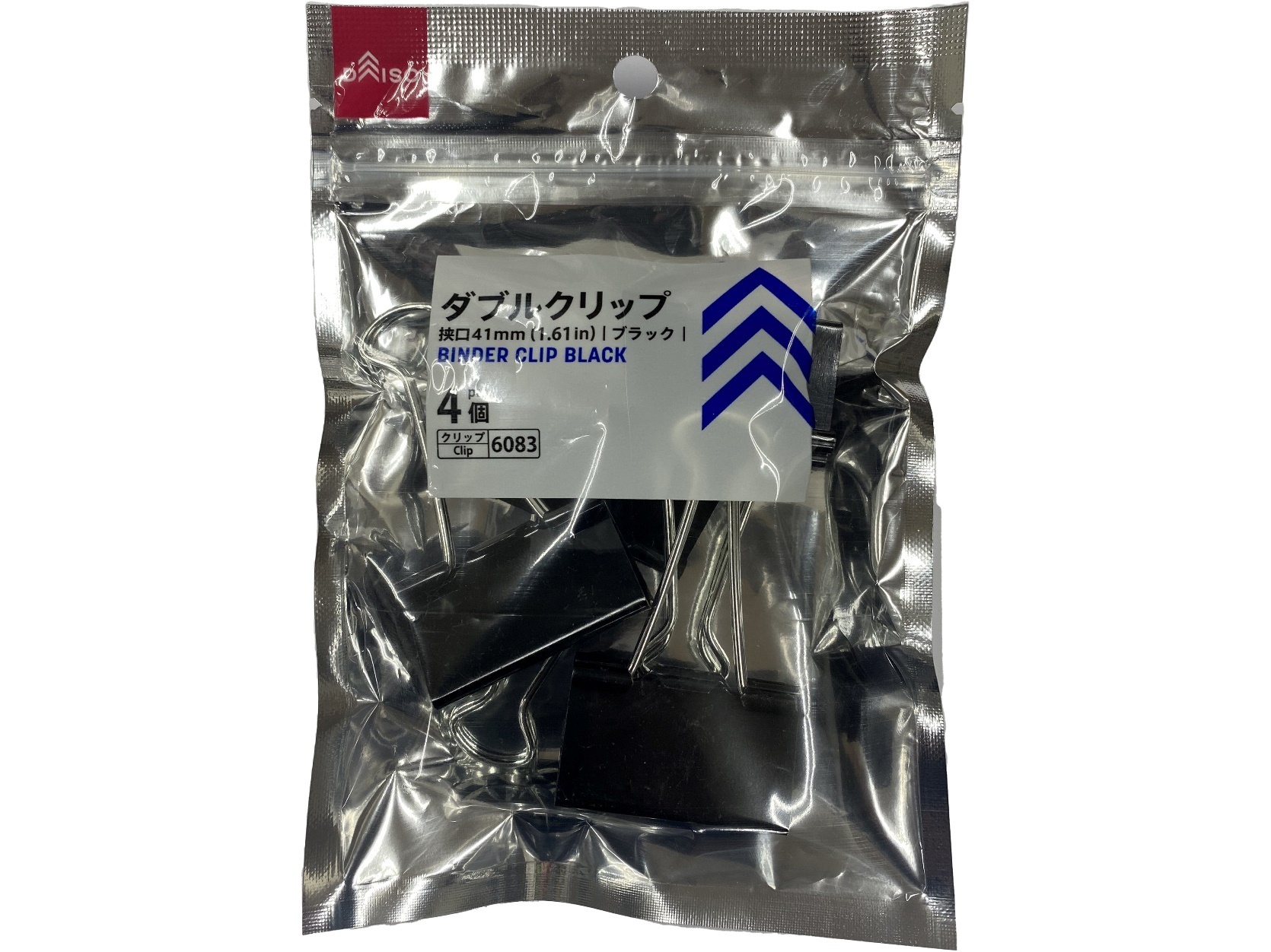長尾夾/開口4.1cm 4入