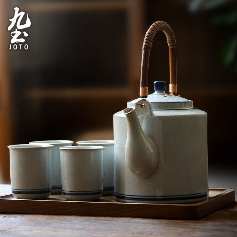 九土仿古青花水具套裝_CHR0650