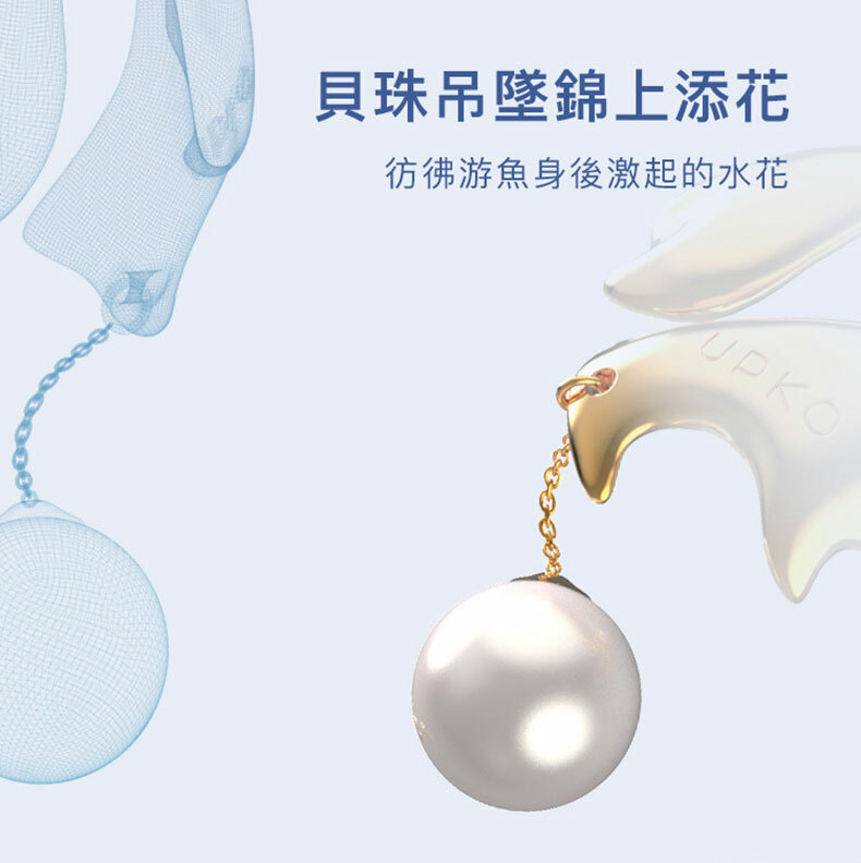 UPKO｜濕漉漉的眼珍珠乳夾｜SM調教道具