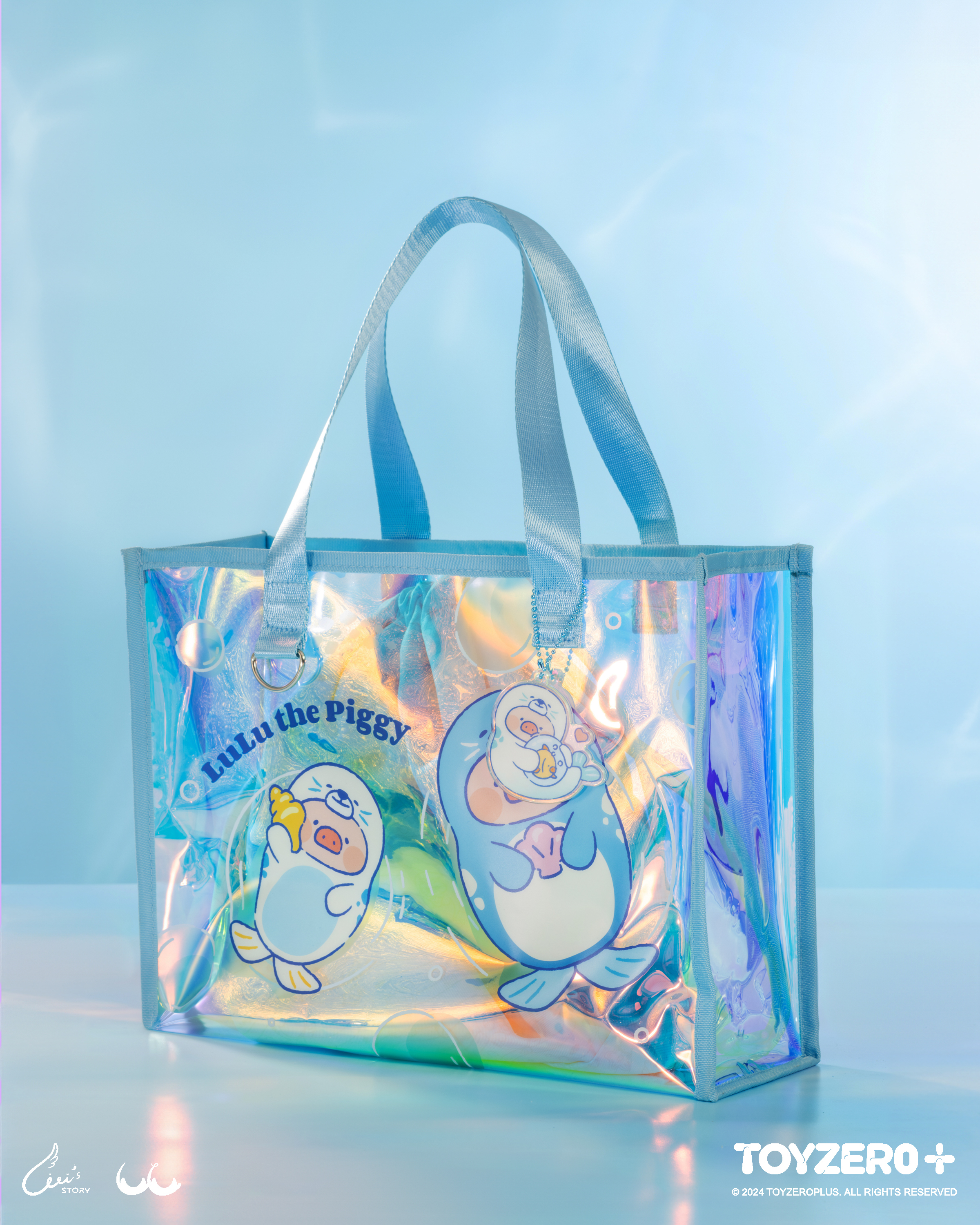罐頭豬LuLu 海洋系列 - 透明果凍包 (連索繩袋)