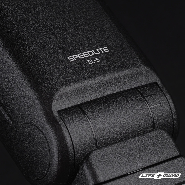 LIFE+GUARD Canon Speedlite EL-5 專用黑色砂紋貼膜產品圖